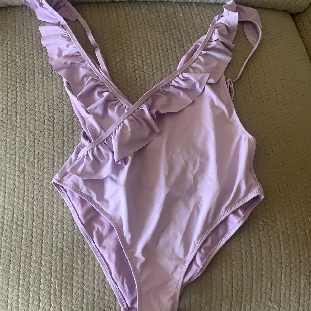 Purple bathing suit, size S, New